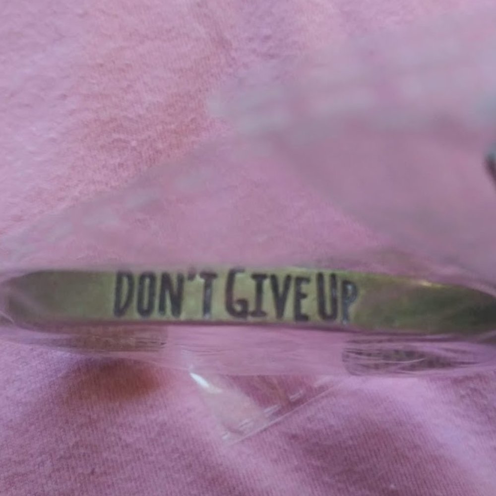 3/$25 Bronze Inspirational bracelet